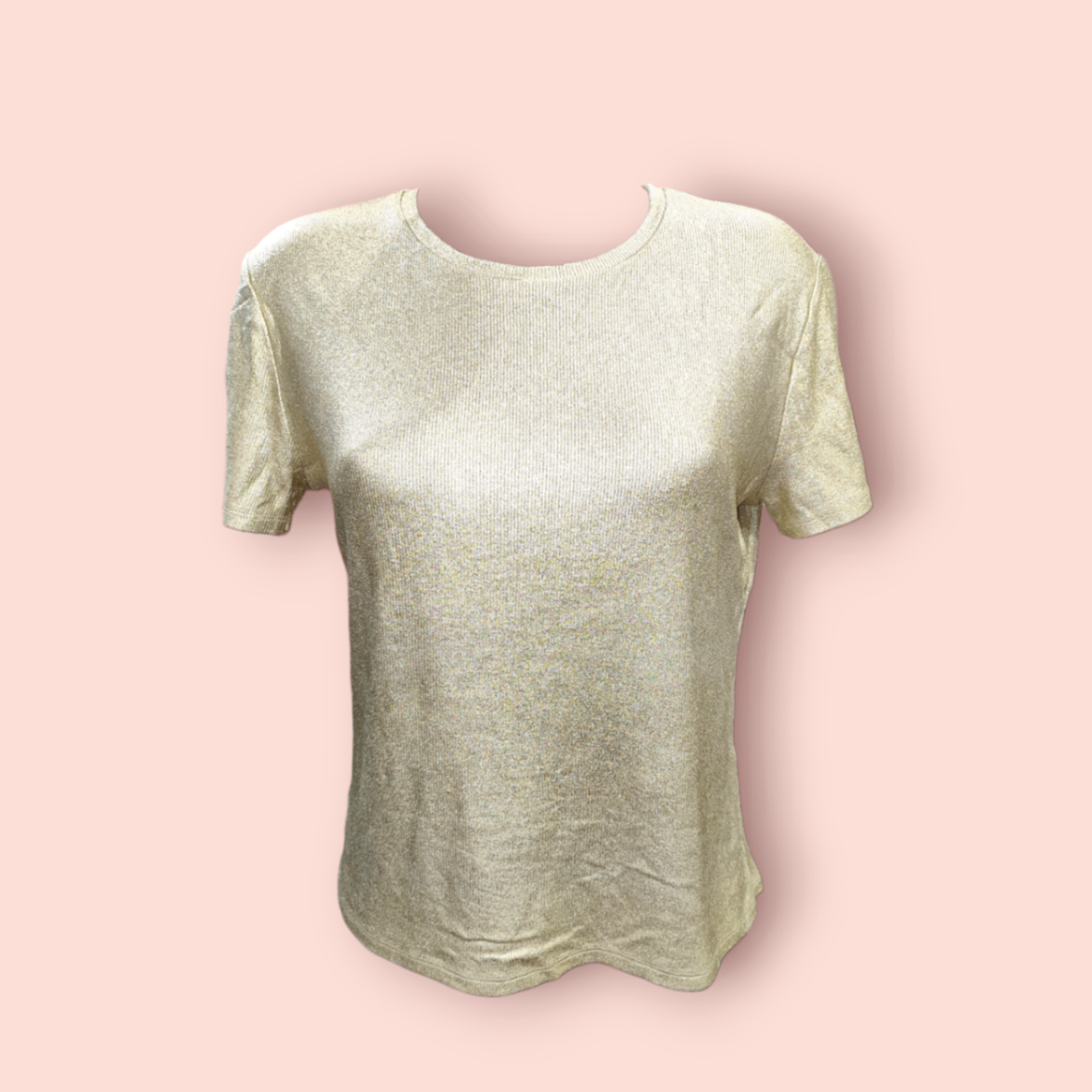 Zara T-Shirt XL Gold