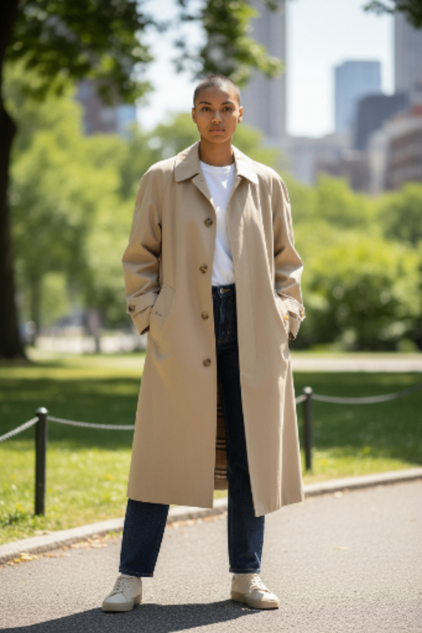 Burberry Mantel S/M Beige