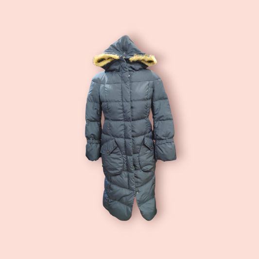 Benetton Steppmantel M Blau