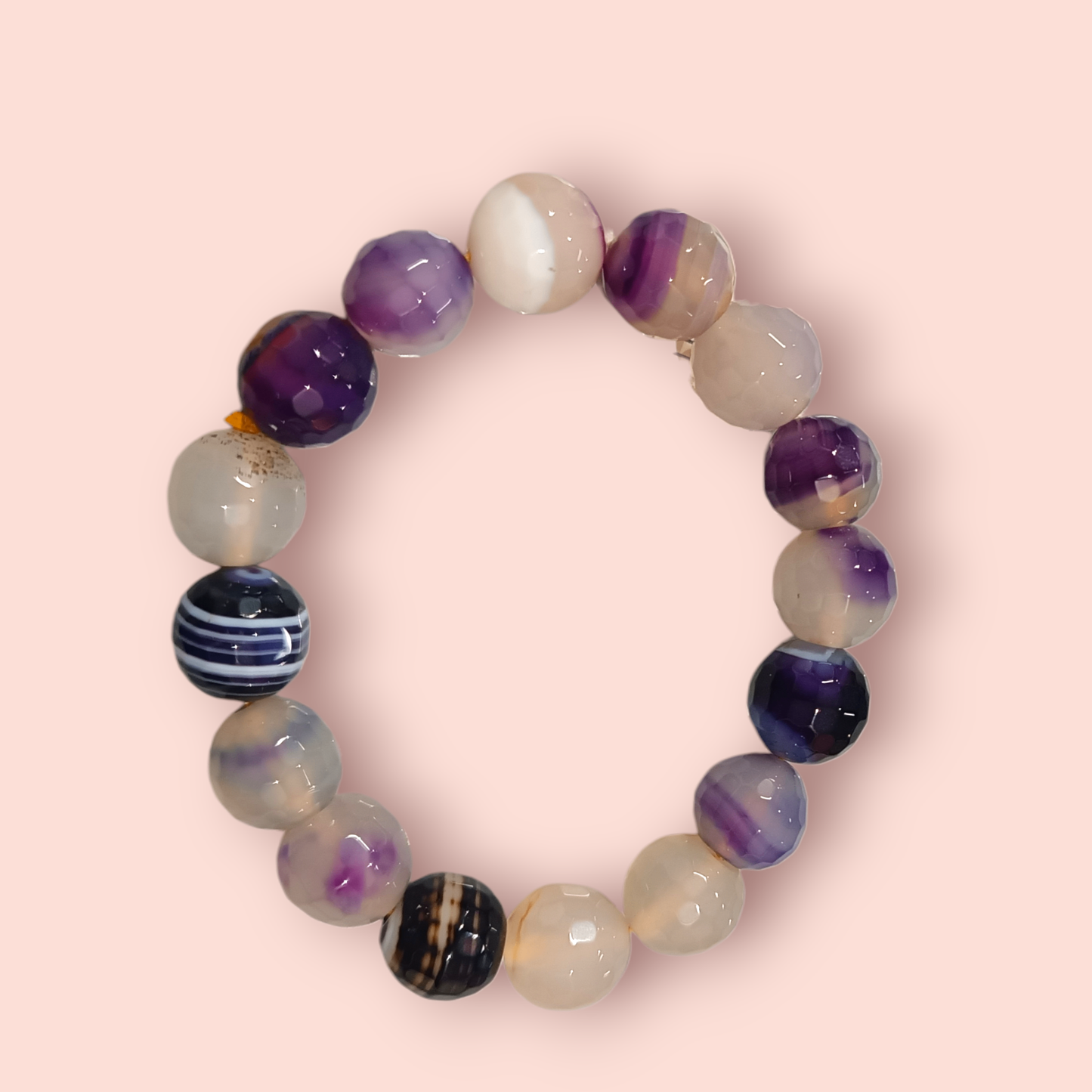 Handgemachtes Armband Halbedelstein Quartz