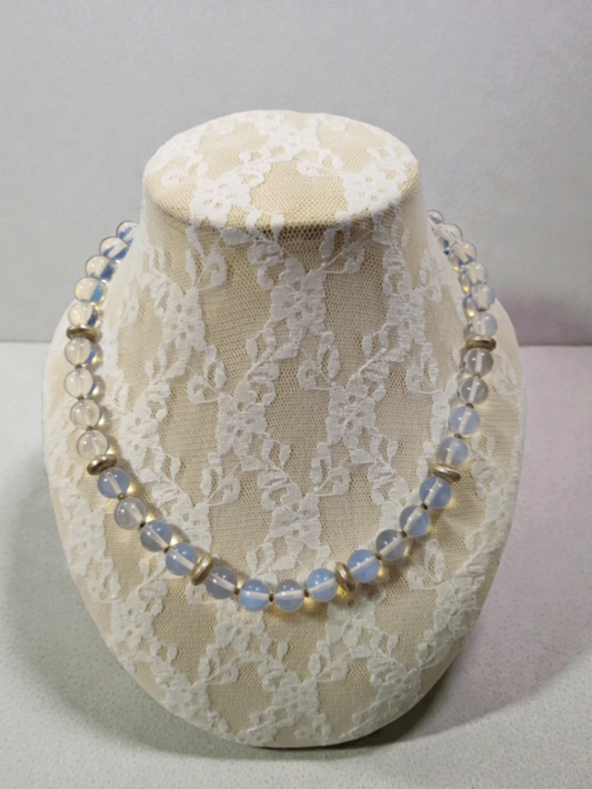 Opalit Halskette (neu, handgemacht)