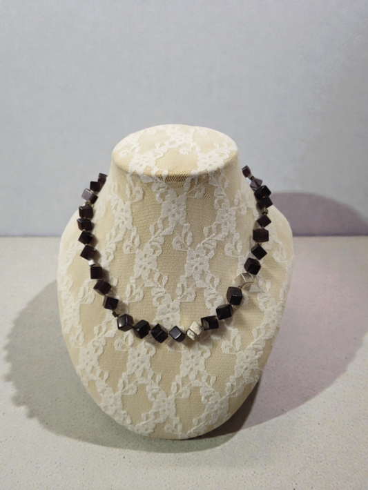 Katzenauge Halskette (neu, handgemacht)