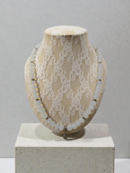 Opalit Halskette (neu, handgemacht)