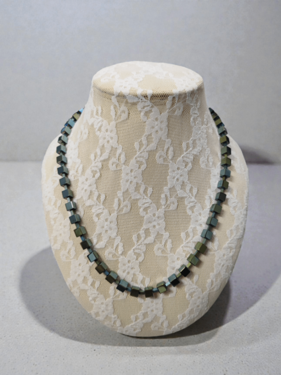 Blutstein - Hematit Halskette (neu, handgemacht)