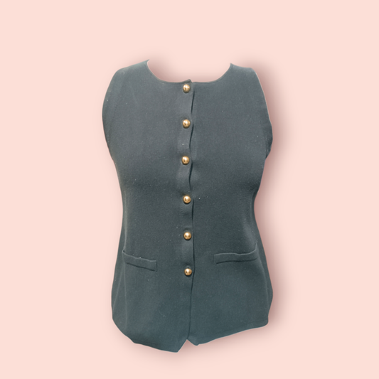 H&M Weste S Schwarz