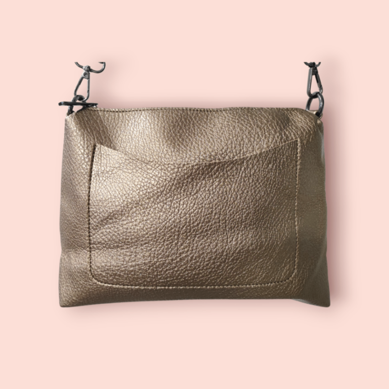 Kunstleder Tasche Gold
