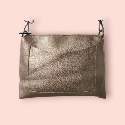 Kunstleder Tasche Gold