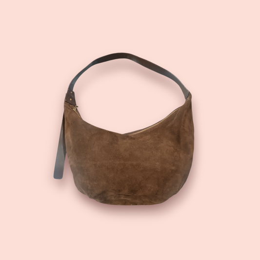 Arket Veloursledertasche Braun