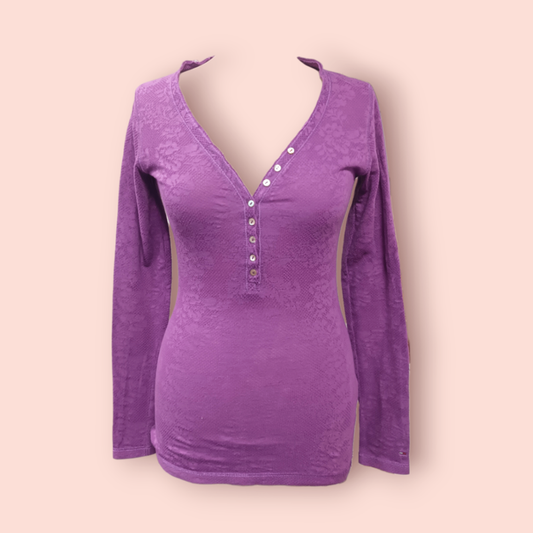 Hilfiger Denim Shirt M Violett