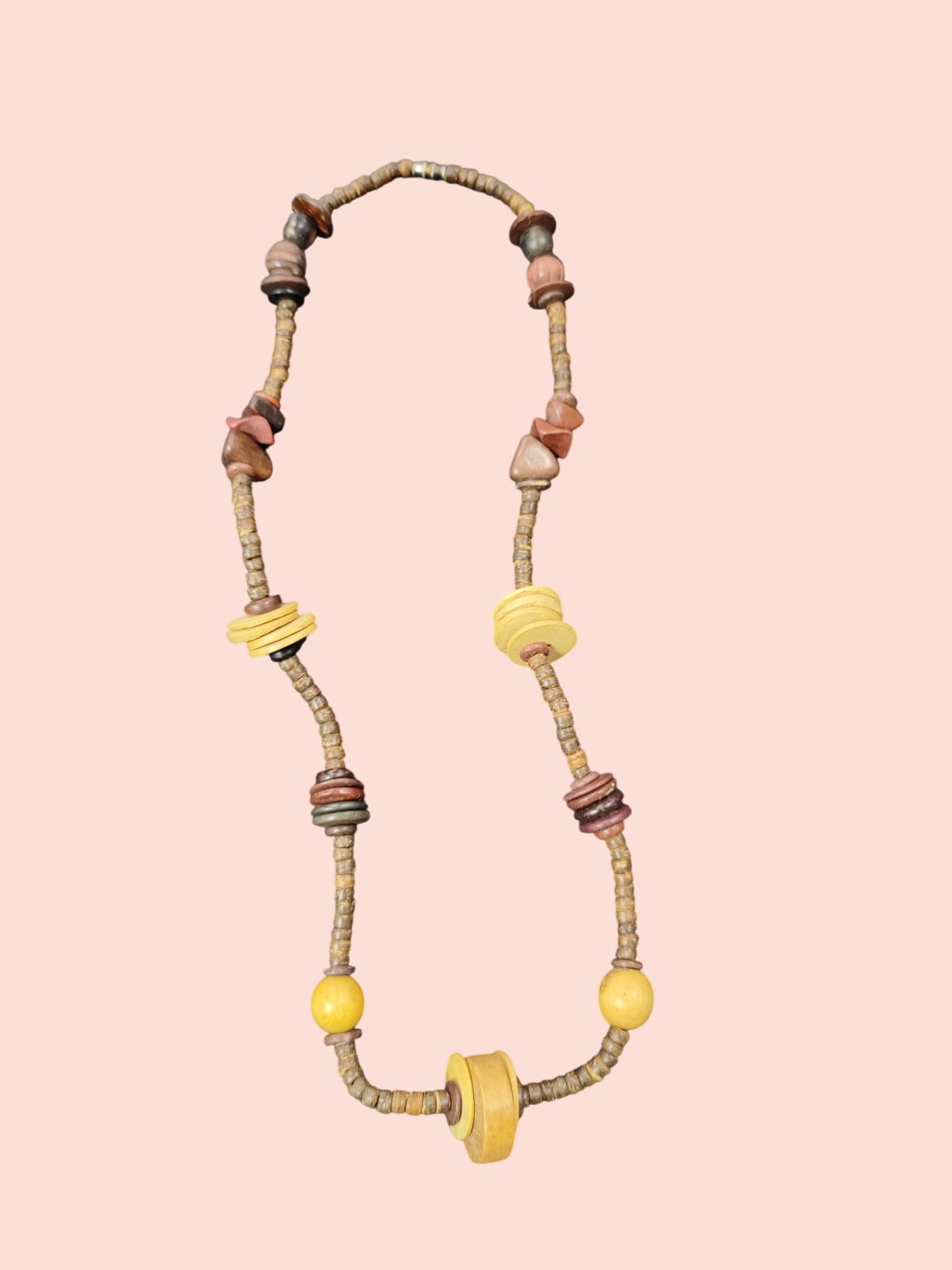 Halskette Holz