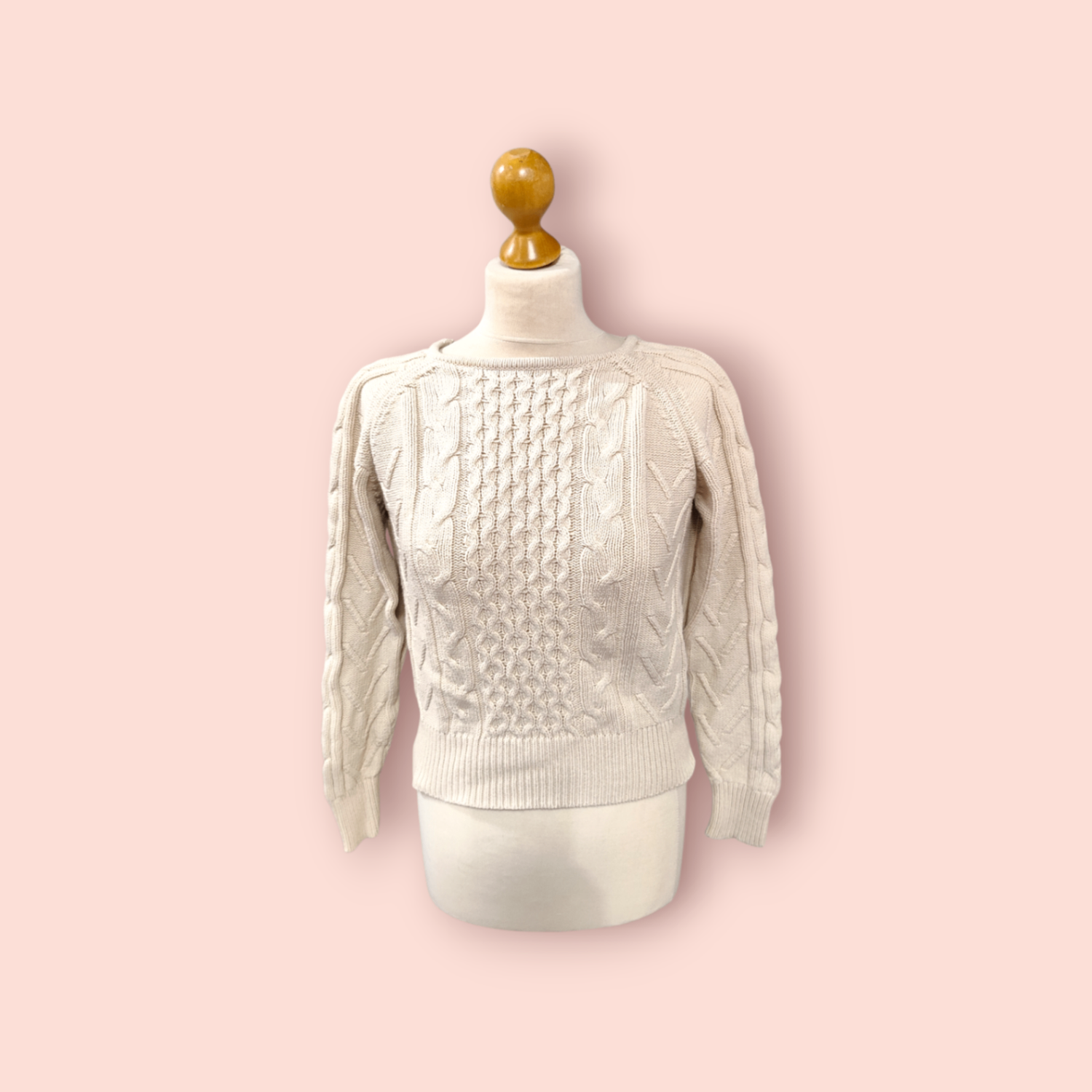 NA-KD Pullover XS Beige