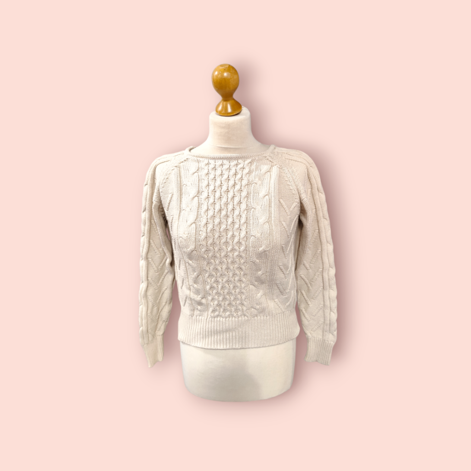 NA-KD Pullover XS Beige