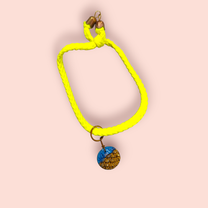 Armband Stoff mit Anhänger