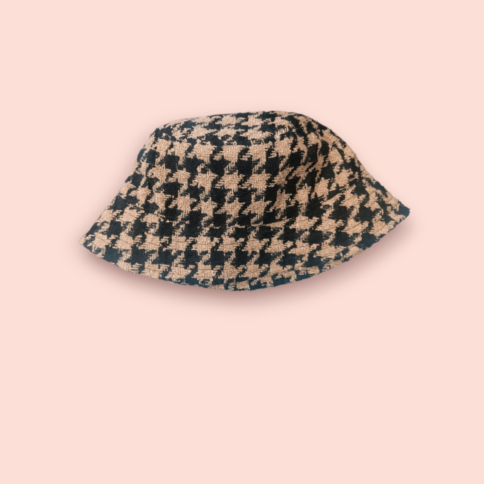 H&M Hut L Hahnentritt-Muster