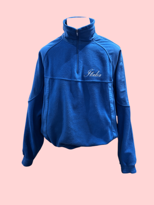 Fleece-Pullover L/XL Blau