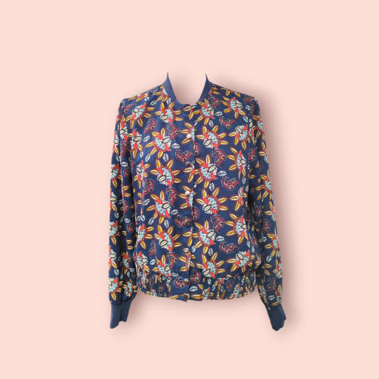 Vero Moda Jacke M Blau mit Mustern