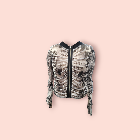 Jodi Mills Jacke L Transparent