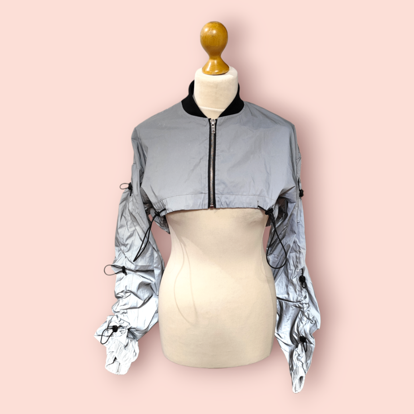 Sportjacke/Windbreaker S Grau