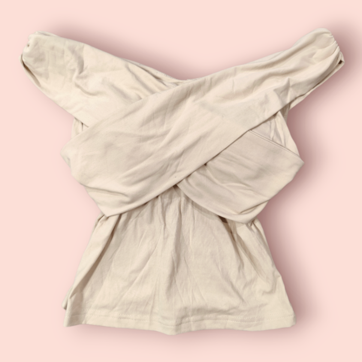 off-shoulder Top OGL M Nude