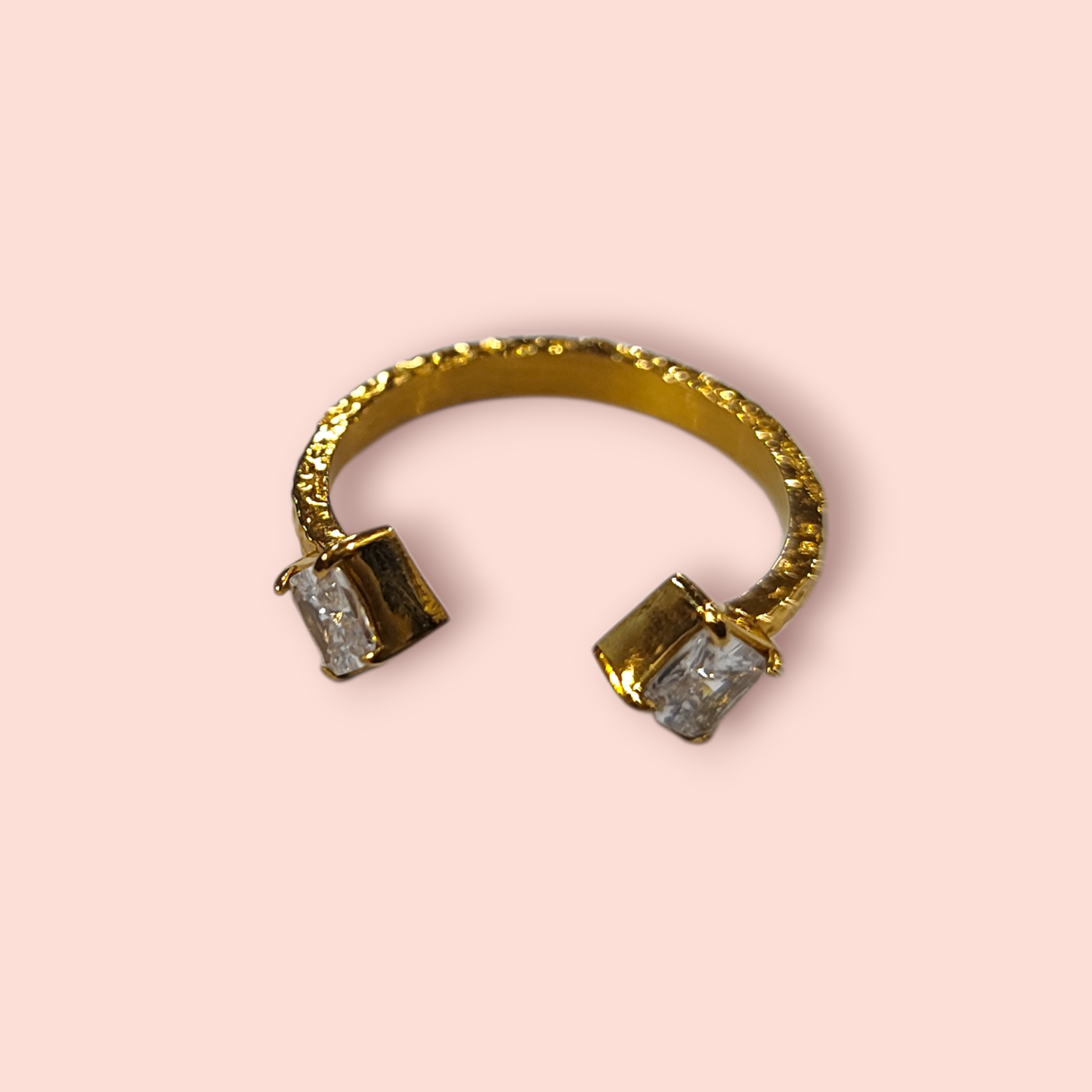 Ring Gold mit 2 Zirkonen