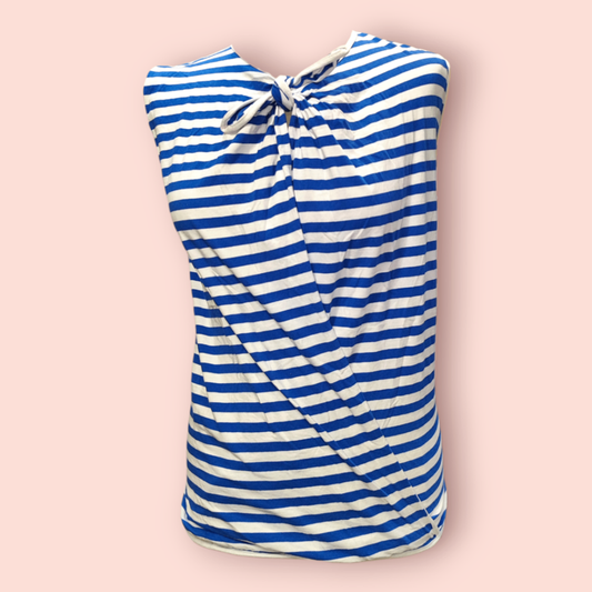 Leeda Top M Blau/Weiss Gestreift