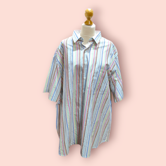 EKI Hemd XL Bunt mit Regenbogenstreifen