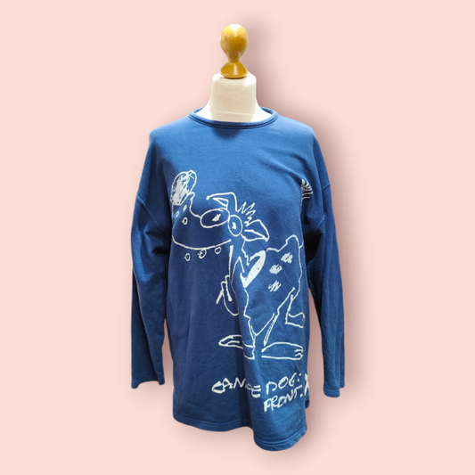 Sweatshirt L Blau