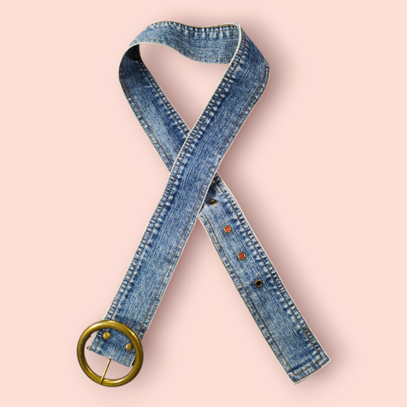 Gürtel Jeans Blau