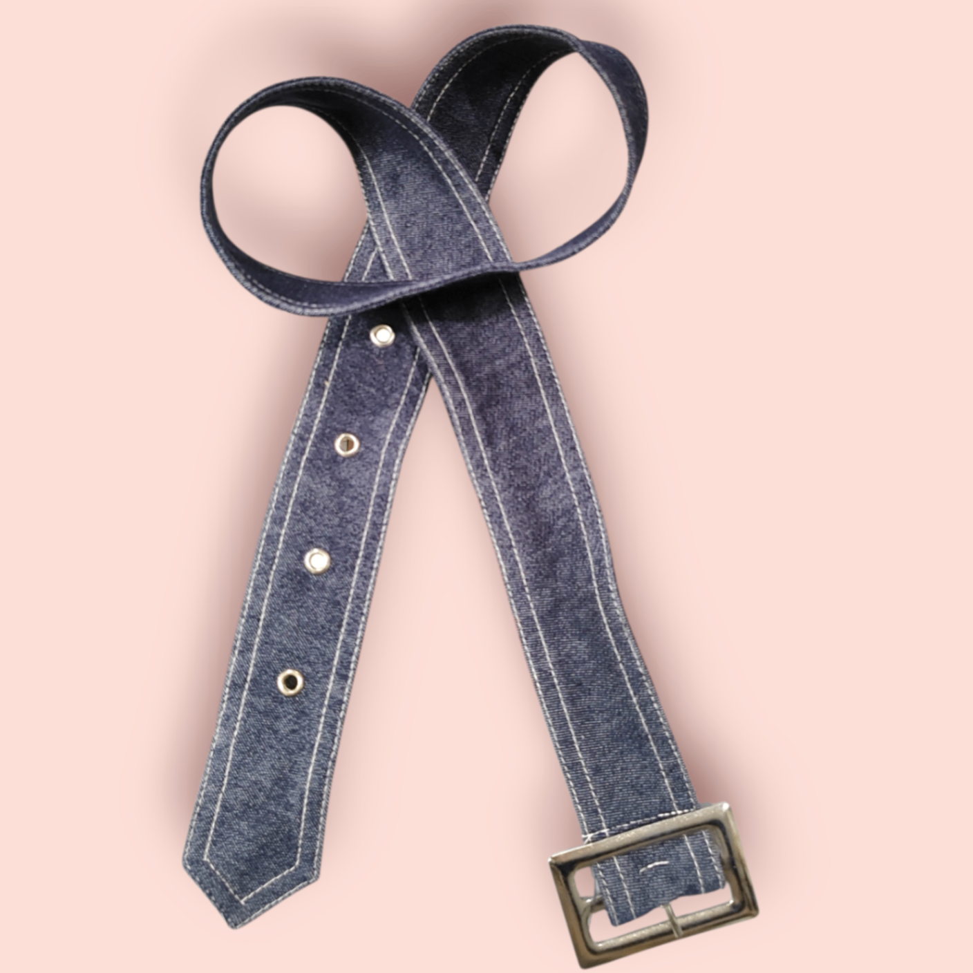 Gürtel Jeans Blau