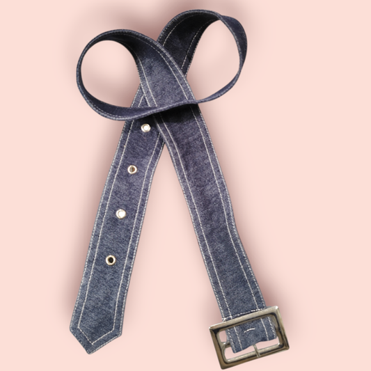 Gürtel Jeans Blau