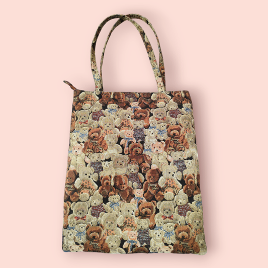 H&D Collection Tasche Teddybär-Motiv