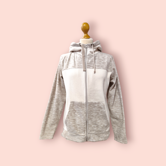 R.S. College Jacke L Beige und Weiß