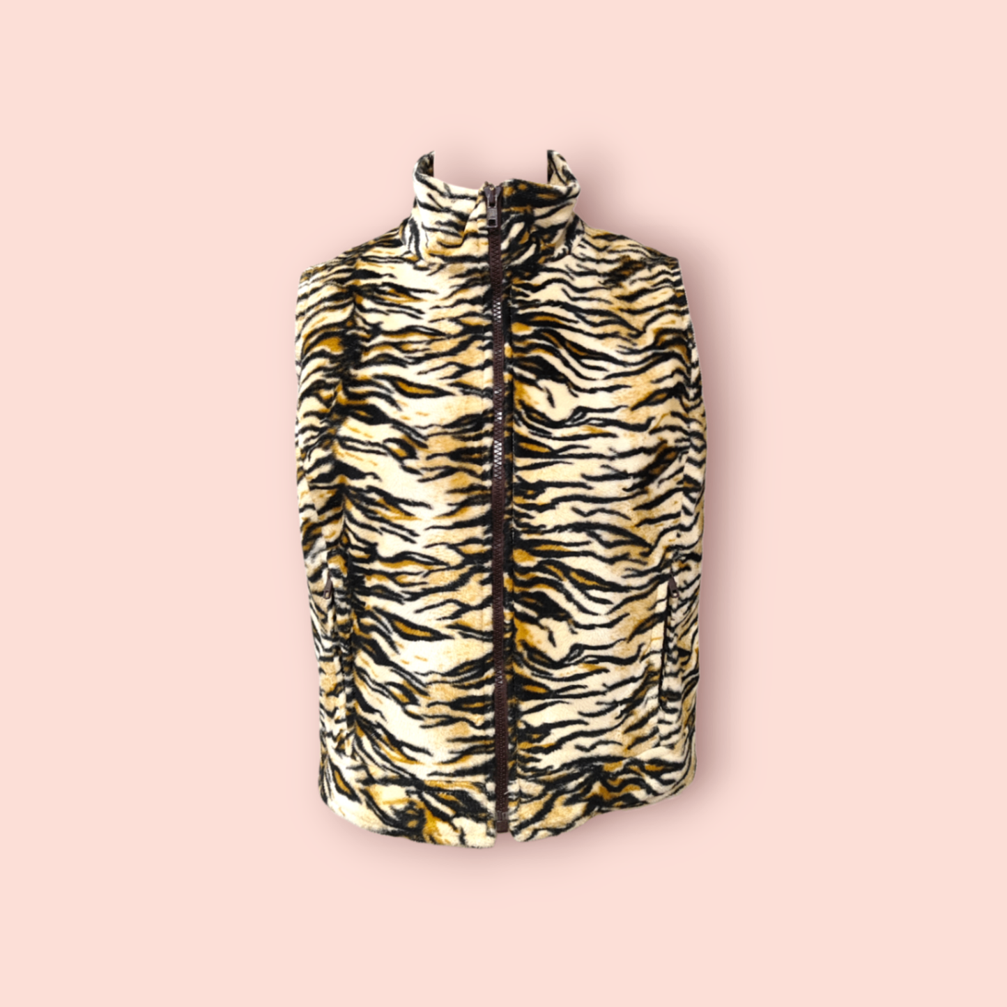 Clockhouse Weste S/M Tiger-Muster