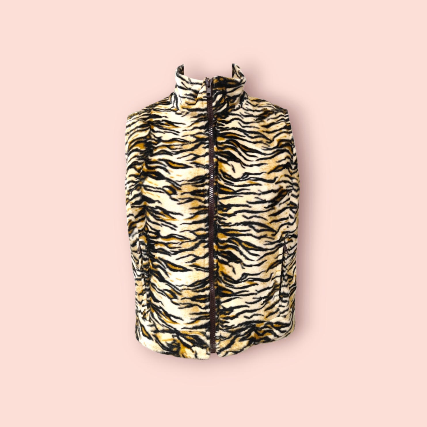 Clockhouse Weste S/M Tiger-Muster