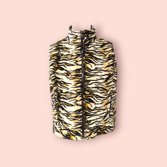 Clockhouse Weste S/M Tiger-Muster