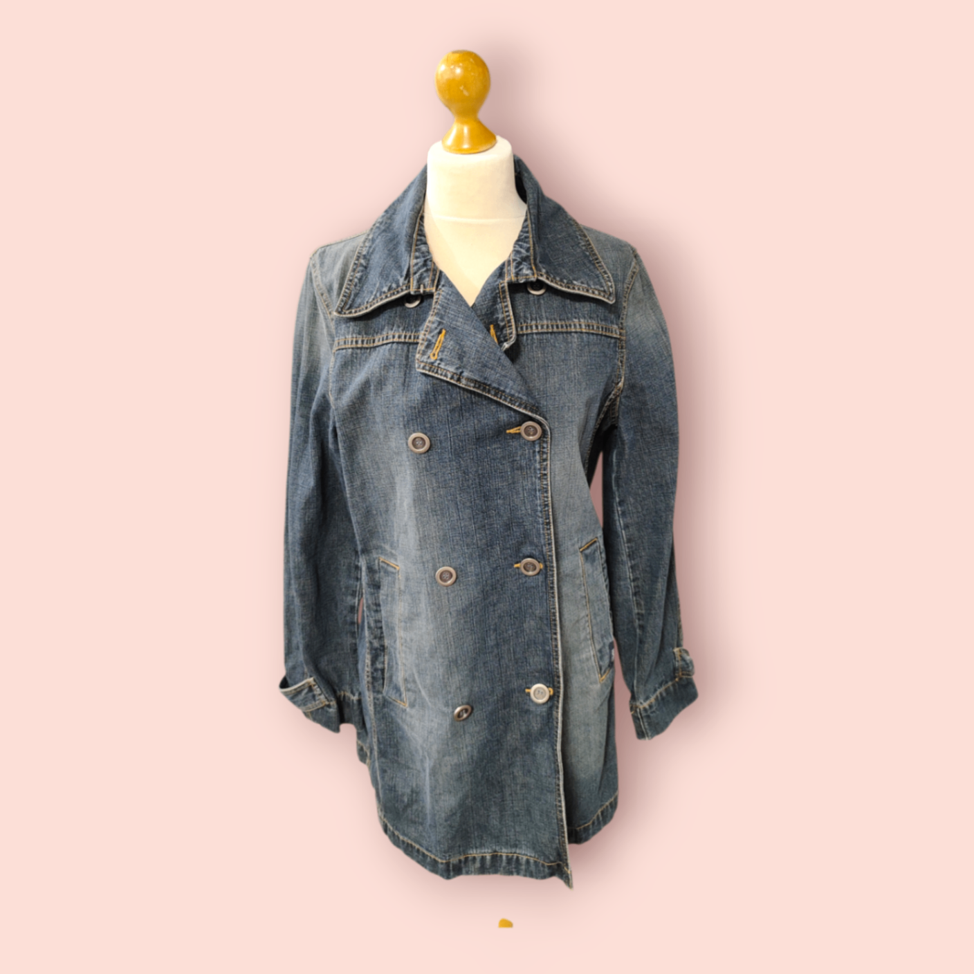 Esprit Jeansmantel L Dunkelblau