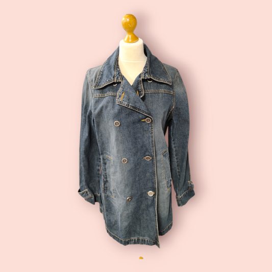 Esprit Jeansmantel L Dunkelblau