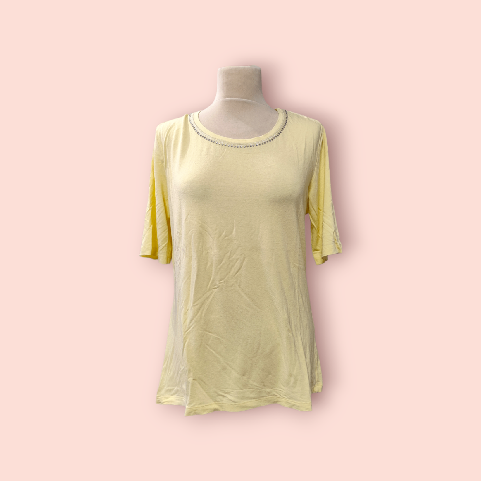 Betty Barclay T-Shirt M Hellgelb