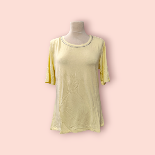 Betty Barclay T-Shirt M Hellgelb