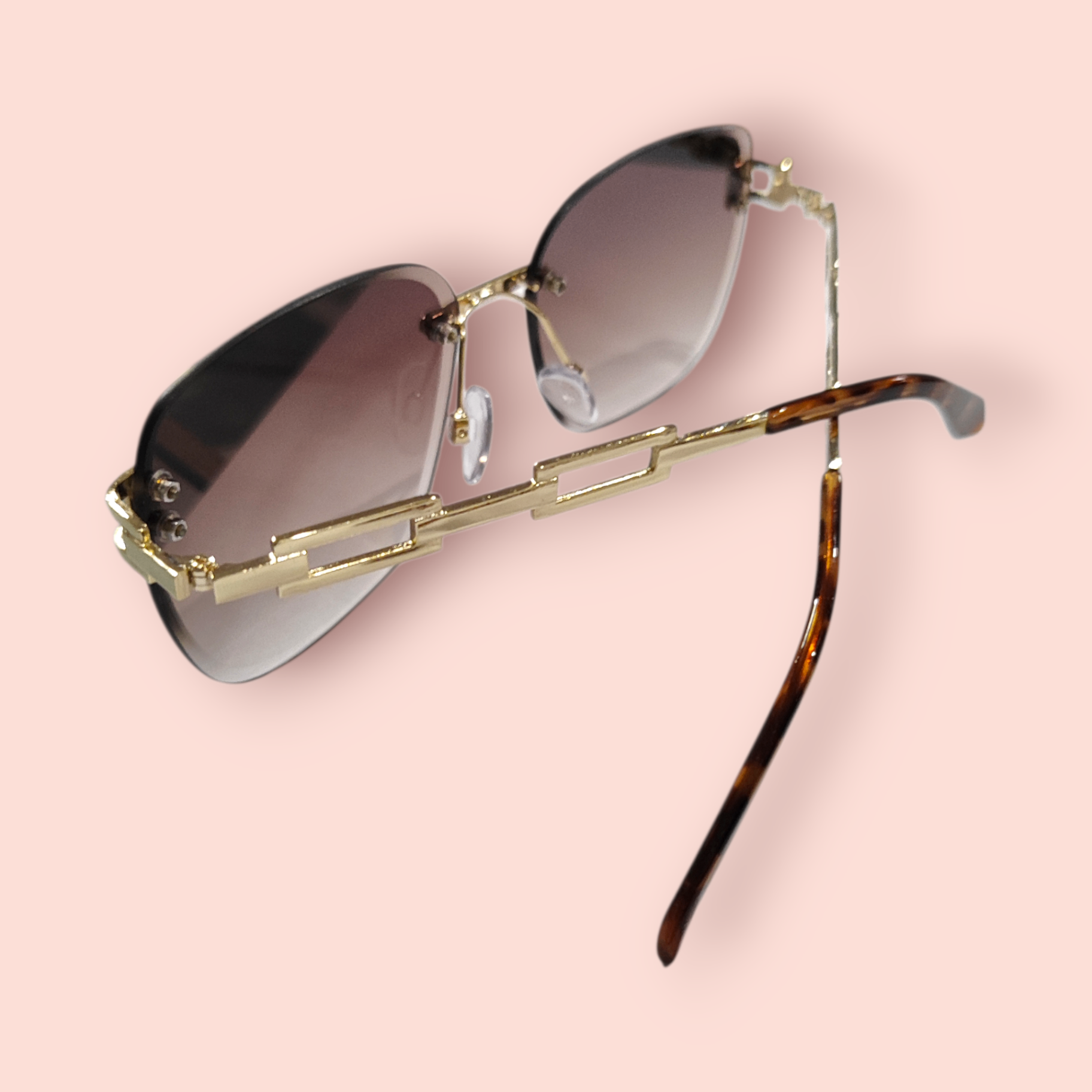 Bijou Brigitte Sonnenbrille Braun, Schwarz, Gold