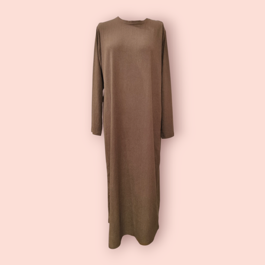 DeFacto Modest Kleid XL Braun