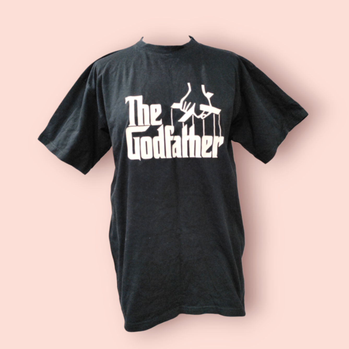 B&C Collection T-Shirt L Schwarz mit Print