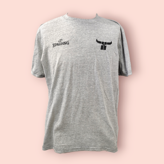 Spalding T-Shirt M Grau