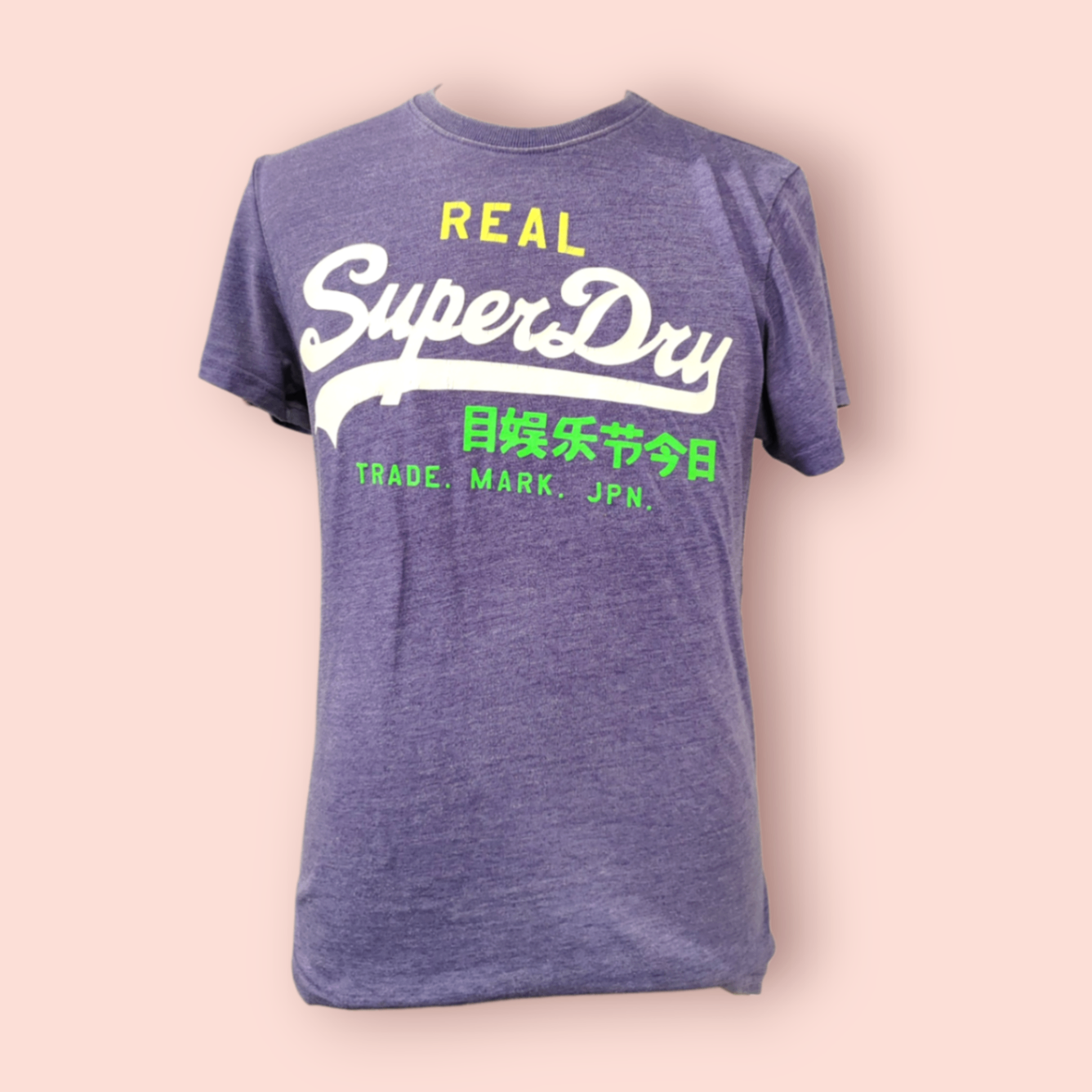 Vintage Super Dry T-Shirt S Lila