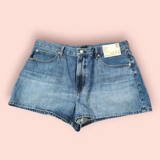 Uniqlo Shorts Jeans L Blau