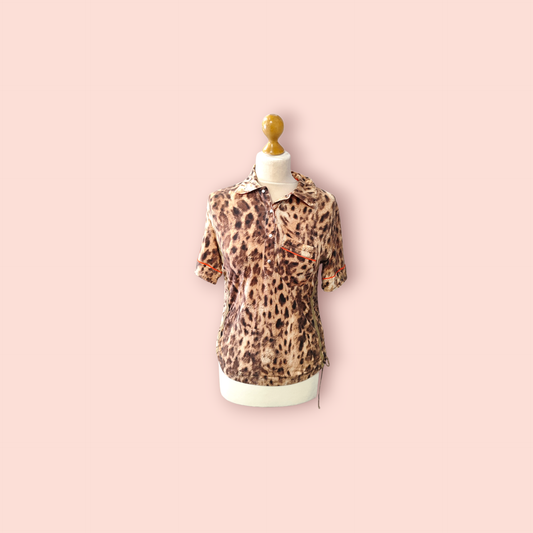 Sportalm Kitzbühel Bluse Leopardenmuster