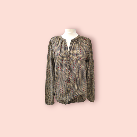 Marc O'Polo Bluse 42 mit Blumenmuster