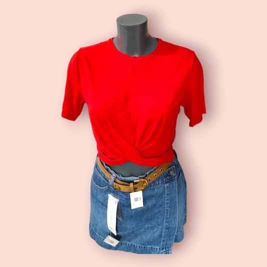 Divided Croptop M Rot
