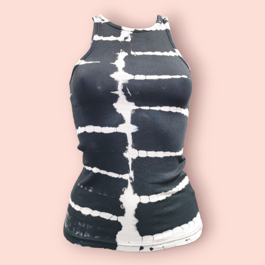 Weekday Trägertop XS Schwarz und Weiß