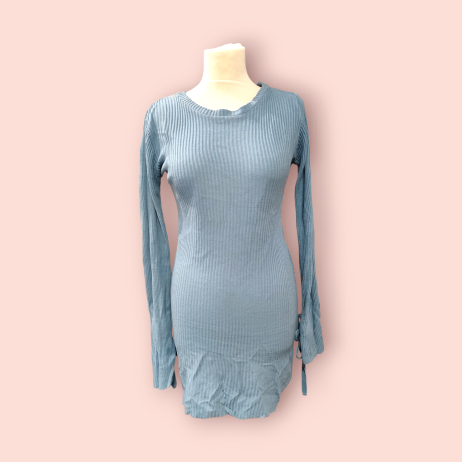 boohoo Kleid S Hellblau